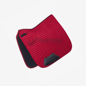 Tapis de selle de cheval approvisionnement en gros respirant Durable anglais coton polyester tissu doux doublure léger absorbant les chocs - Product Image 4