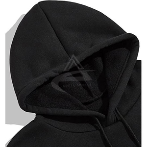 Sweat à capuche oversize d'hiver pour homme grande taille, 100% coton, broderie personnalisée de logo, haute qualité - Product Image 3