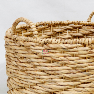 Artex Dong Thap Paniers de rangement décoratifs en osier tissés à la main Conteneurs en jacinthe d'eau pour l'organisation de la maison et l'utilisation de cadeaux - Product Image 3