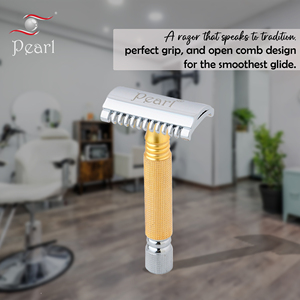 Rasoir de sécurité pour hommes avec lame en acier inoxydable - Product Image 3