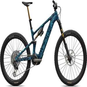 Vélo de montagne électrique en fibre de carbone industrielle 2026 G4 Astral Blue Dark Navy Chrome Strata Full Suspension E-MTB 29er Blade OEM - Product Image 2