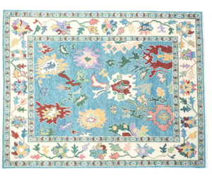 Fabricant fait à la main vibrant indien tapis noués multicolore noeud persan et turc tapis en laine fine personnaliser la taille disponible - Product Image 2