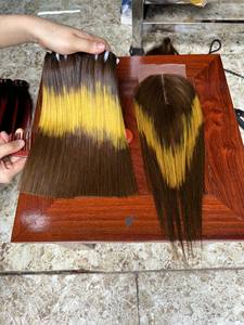 Perruque Lace Closure Frontal de Cheveux Naturels Remy Vietnamiens, Cheveux Soyeux, Lisses, Ondulés, Naturels, Bouclés de Cheveux Humains, de Couleur Chauds - Product Image 5