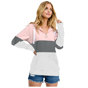 Venta al por mayor 100% algodón mujeres pulóver sudaderas con capucha en blanco pulóver sudadera con anti-pilling transpirable sudaderas con capucha para mujer - Product Image 5