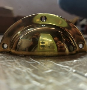 OMG ngành công nghiệp rắn brass ngăn kéo kéo xử lý tủ bếp cup kéo xử lý <span class=keywords><strong>4</strong></span> inch cửa xử lý - Product Image 3