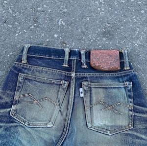 Pantalon en jean multicolore pour hommes Pantalon en jean de qualité supérieure pour hommes Pantalon à fermeture éclair avec trou au genou Pantalon en denim pour hommes du commerce extérieur - Product Image 4