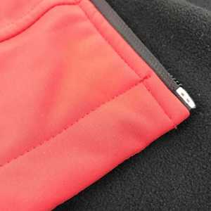 Veste Softshell pour hommes à la mode couleur rouge fermeture éclair vêtements de rue décontractés vestes confortables pour adultes - Product Image 5