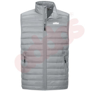 2024 chaleco acolchado ligero de estilo callejero para hombre, chaqueta de burbujas sin mangas de alta calidad para invierno personalizable - Product Image 1