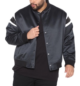 Chaqueta Universitaria de Satén para Hombre, Chaqueta de Béisbol de Moda al por Mayor, Chaqueta de Satén Brillante Personalizada, Ropa de Abrigo de Invierno para Hombre - Product Image 1