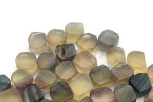 Piedras preciosas sueltas cortadas a mano de alta calidad de 25 piezas de 10-12 MM de fluorita natural para la fabricación de joyas - Product Image 5