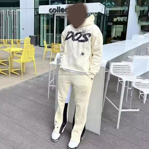 Ropa de calle con estampado de farol en 3D para hombre, chándal acampanado con capucha de araña de rizo francés, conjunto de pantalones de chándal y sudaderas con capucha - Product Image 4