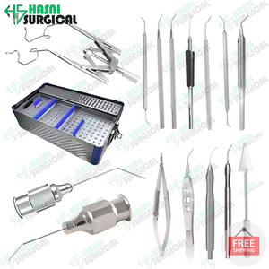 Novedades Juego microquirúrgico de acero inoxidable Instrumentos microquirúrgicos hechos a medida CE ISO Aprobado - Product Image 4