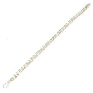 925 Sterling Silver Tennis Stone-Free Chain Floral Charm for Men/Women Featuring Diamond Pearl <b>Ruby</b> Quartz Religious Gift - Product Image 4