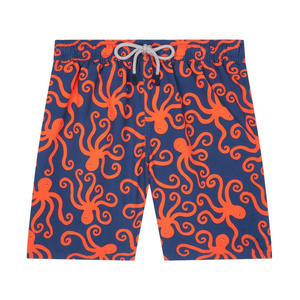 Men's 100%Polyester Blank <b>Shorts</b> Customize Embroidery Logo Back Summer Pocket Quick Dry <b>Swim</b> <b>Shorts</b> - Product Image 5