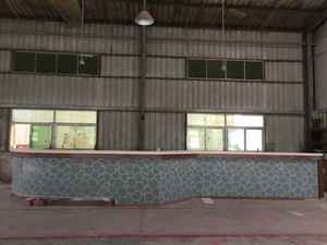 Mostrador de <span class=keywords><strong>Bar</strong></span> Portátil de Lujo con LED para Bodas y Discotecas, Mesa de <span class=keywords><strong>Bar</strong></span> de Acero Inoxidable Dorado y Plateado y MDF, Recepción y Vitrina de Exhibición - Product Image 2