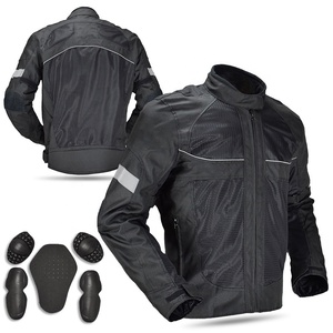 Combinaison <span class=keywords><strong>de</strong></span> moto en tissu Oxford <span class=keywords><strong>de</strong></span> haute qualité, polyester léger, durable, imperméable, veste <span class=keywords><strong>de</strong></span> moto avec protection - Product Image 1