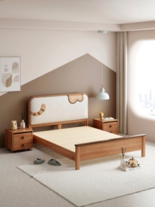 High Quality Modern Solid Heartwood <b>Bed</b> <b>Frame</b>, Bedroom Furniture - Product Image 4