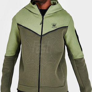 Sweats à capuche pour hommes de haute qualité, 100% coton, fermeture éclair, faible MOQ, sweats à capuche tendance - Product Image 2