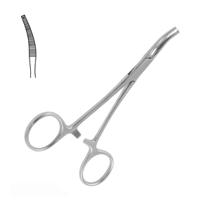 Pinzas Mikulicz para Bebés, Pinzas Curvas para Peritoneo, Instrumentos Quirúrgicos, Pinzas de Agarre para Cirugía Abdominal, Dispositivos Médicos - Product Image 1
