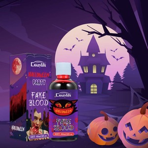 CRAZYLIFE, simulaciones de sangre falsa de Halloween, vampiro humano, dientes humanos, accesorios hematopoyéticos, vómitos, Pulpbt, Cos ultrarrealista - Product Image 5