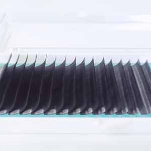 Wholesale ELFA Brand Korean PBT Fiber Hand Made Natural <b>Soft</b> Classic Eyelash Extensions Private Label Black CC Curl <b>Boxed</b> 8-15mm - Product Image 4