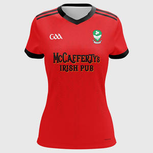 ชุดเสื้อฟุตบอล GAA โพลีเอสเตอร์100% ชุดเสื้อฟุตบอลแบบซับลิเมตสำหรับผู้เล่นเกรดเกลิคดีไซน์แข็งแรงสำหรับสไตล์ไอร์แลนด์ - Product Image 1