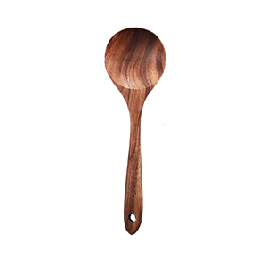 Bonita cuchara de madera de acacia para cocina, utensilios de cocina de madera de acacia de alta calidad, venta al por mayor de Vietnam - Product Image 2