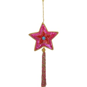 Premium Zari Hanging with Thread, Lace & Beads | Clothing Accessories & Home Decoration I Boutique Embroidery Supplies - Product Image 1