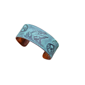 January Lunar New Year <b>Bracelet</b> 2025 Green <b>Bracelet</b> Jewelry South American Rectangle Cuff pure <b>copper</b> wristband women - Product Image 2