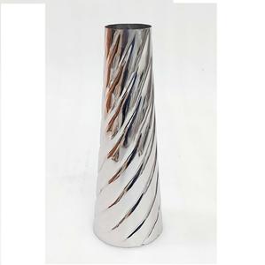 Vase en argent moderne minimaliste mobile, décoratif, sur pied, pour la décoration de la maison, du bureau, de l'hôtel, du restaurant - Product Image 5