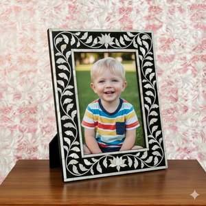 <b>Mother</b> <b>of</b> <b>Pearl</b> Customizable <b>Photo</b> <b>Frame</b> with Handmade Luxury Decor for Elegant Home Wall Decor and Customized Logo - Product Image 6