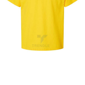 T-shirts pour hommes respirants et anti-transpiration, col rond extensible, t-shirts doux, légers, athlétiques, décontractés, pour tous les jours, salle de sport, entraînement, 100% coton - Product Image 3
