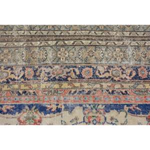 Alfombra de lana turca Vintage, clásica, beige, azul, 2,9x5,8 pies, tejido plano, Patchwork, respetuoso con el medio ambiente, decoraciones para comedor - Product Image 5