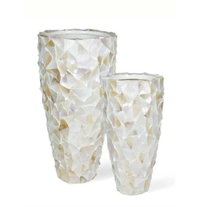 Florero de latón chapado en oro exclusivo, maceta de aluminio de primera calidad para decoración de suelo de boda, alta calidad de la India - Product Image 5