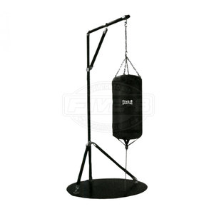 Support de sac de frappe en acier et PVC avec base antidérapante, hauteur réglable, structure de support robuste - Product Image 4