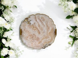 Bandeja de resina Premium Organizador hecho a mano de bajo costo para maquillaje de joyería y velas Bandeja de resina hecha a mano por AALIYAN IMPEX - Product Image 5