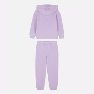 Conjunto de 2 piezas personalizable de alta calidad, pantalones de chándal ajustados para mujer, Joggers, patrón sólido, tejido informal, uso diario, teñido liso, 100% - Product Image 6