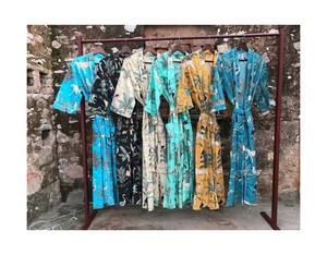 Peignoir Kimono en coton style turc Cardigan vêtements de nuit robe de chambre plage Bikini Pack pour le printemps et l'été - Product Image 1