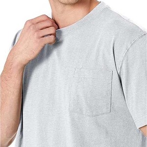 Camiseta de Hip Hop Personalizada con Logotipo, 100% Algodón Peinado Ecológico para Hombre, Estilo Cuello Alto con Impresión Serigrafiada de Alta Calidad y Talla Grande - Product Image 2