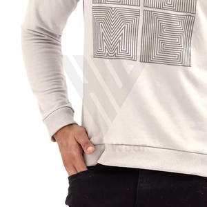 OEM Men's Heavyweight <b>Fleece</b> Crewneck <b>Sweatshirt</b> For Custom Logo Printed Regular Fit Winter Wear <b>Sweatshirts</b> - Product Image 6