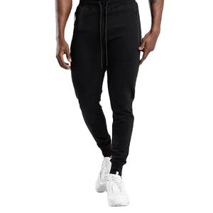 Pantalones Deportivos para Hombre, 100% Algodón, Casuales, de Secado Rápido, Negros, de Alta Calidad, Largos, para Correr - Product Image 2