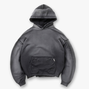 Sudaderas con capucha de alta calidad para hombre, diseño de lavado ácido desgastado Vintage de peso pesado, estilo con cremallera, 100% algodón de rizo francés para invierno - Product Image 4