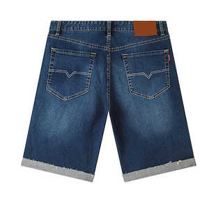 Summer Men Denim Shorts Latest Design <b>Blue</b> Color Regular Fit Custom logo Wholesale Cheap Price Men Denim Shorts Men's Shorts - Product Image 6