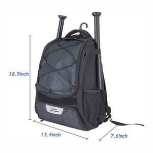 Nouveau sac de sport imperméable XTREME BASEBALL GEAR pour baseball et softball, sac à dos avec rangement pour chaussures, grande capacité, crochets de suspension, baseball - Product Image 2