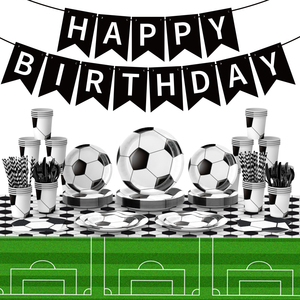 Set <span class=keywords><strong>de</strong></span> Decoración para Fiestas Biodegradable y Desechable con Temática <span class=keywords><strong>de</strong></span> Fútbol, Ecológico, <span class=keywords><strong>Navidad</strong></span>, Deportes - Product Image 5