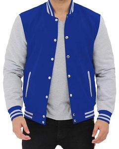 Chaqueta de béisbol de algodón de alta calidad, abrigo con hombros caídos, uniforme de béisbol, chaquetas universitarias de calle, bordado con estampado de logotipo personalizado - Product Image 4