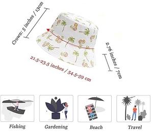 Chapeau Bob Personnalisé à Motif Sublimé Unique, Idéal pour le Camping, les Voyages et les Activités de Plein Air pour Adultes - Product Image 2