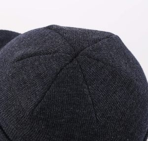 Grey Men's Winter Beanie Hat with Brim Warm Double Knit Cuff Beanie <b>Cap</b> - Product Image 4