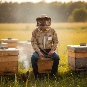 Ropa de Apicultor, Chaqueta de Algodón para Apicultura, Nuevo Estilo, Ropa de Protección, Chaqueta de Apicultor - Product Image 5