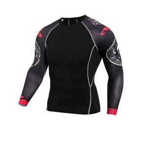 2024 Best Design Custom Logo Printed Polyester Men's Rash Guard Light <b>Weight</b> and Long with Short Sleeves for Gym and <b>Swimming</b> - Product Image 3